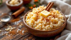 Budino di riso albanese (Syltjash): semplice, cremoso e profumato alla cannella