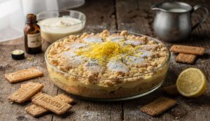 Sbriciolata al limone senza cottura: il dolce fresco che si prepara in anticipo