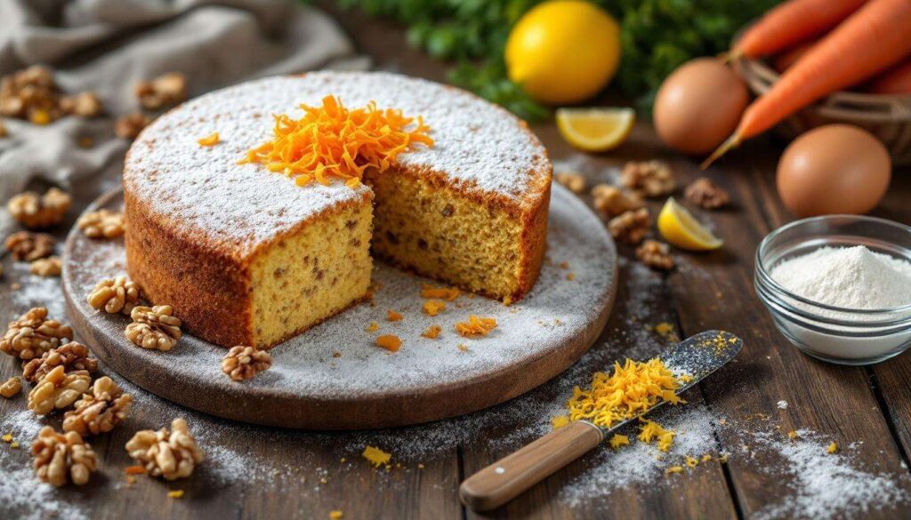 Torta carote e noci morbida e profumata: il dolce facile per colazione o merenda