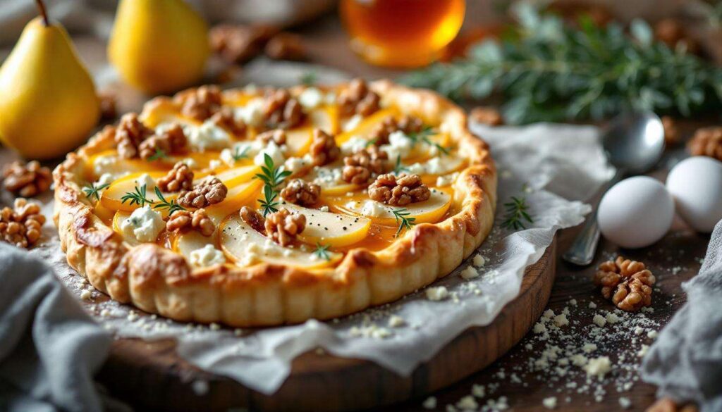 Torta salata pere e gorgonzola, un piacere tra dolce e salato