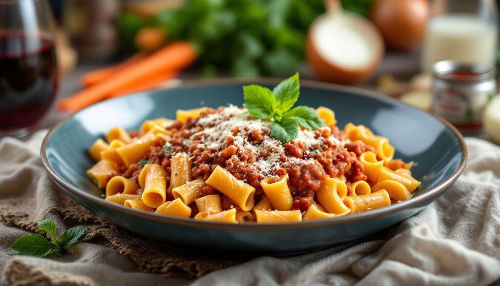 Rigatoni al ragù cremoso: il trucco del latte per un sugo più morbido