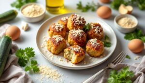 Polpette di tonno e zucchine in friggitrice ad aria: croccanti fuori, morbide dentro