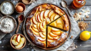 Crostata di mele e mandorle con frolla all’olio: semplice, profumata e d’effetto