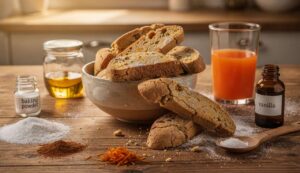 Biscotti cannella e arancia: profumati, in ciotola e pronti in 12 minuti