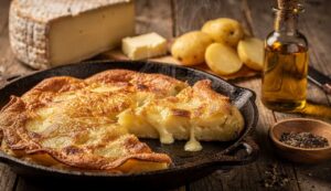 Frico friulano in padella: croccante fuori e filante dentro, con patate e Montasio