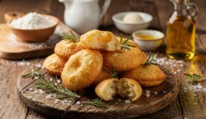 Crescentine emiliane fritte: l’impasto morbido che resta leggero e ben dorato