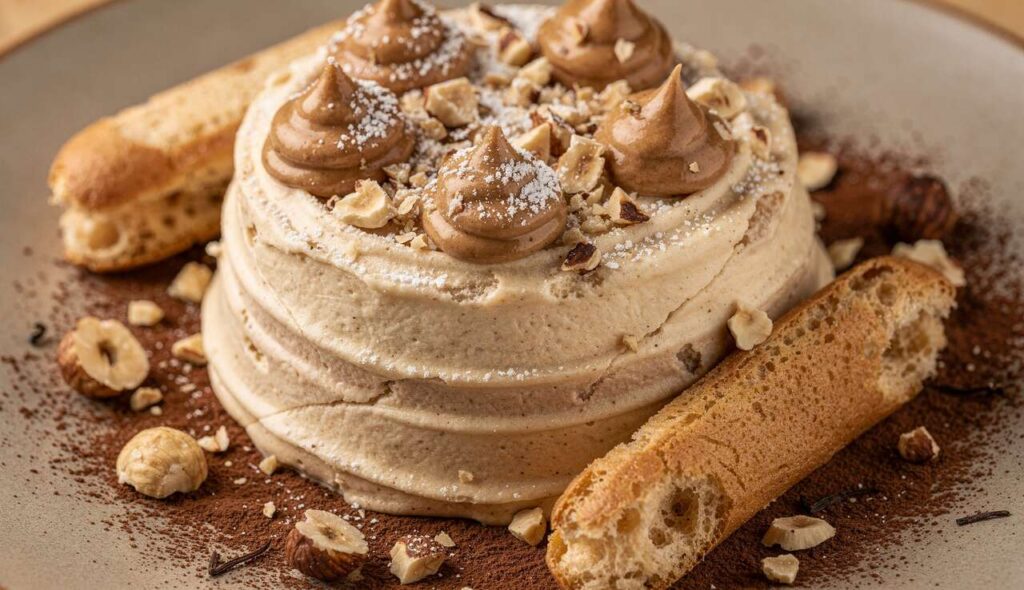 Semifreddo alle nocciole senza forno: cremoso, si prepara in 10 minuti e va in freezer