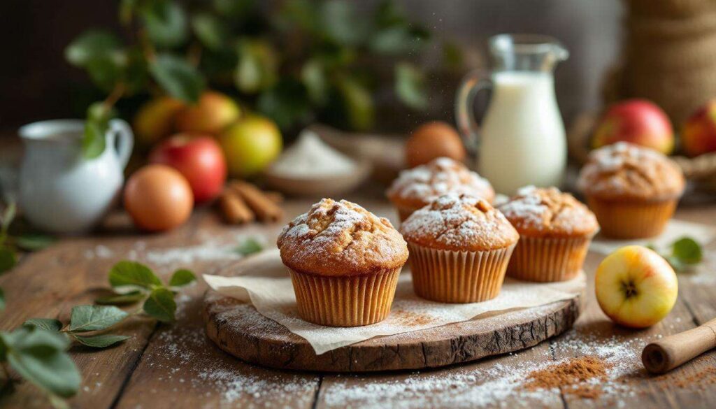 Muffin alle mele senza burro: soffici e profumati, pronti con un solo stampo