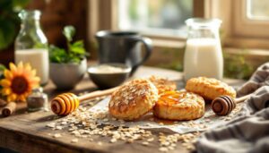 Biscotti integrali con avena e miele: la colazione sana pronta in 15 minuti